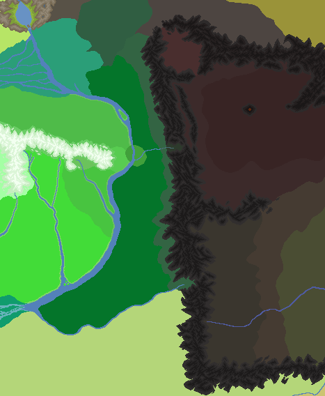 Campaign map of The War of the Ring